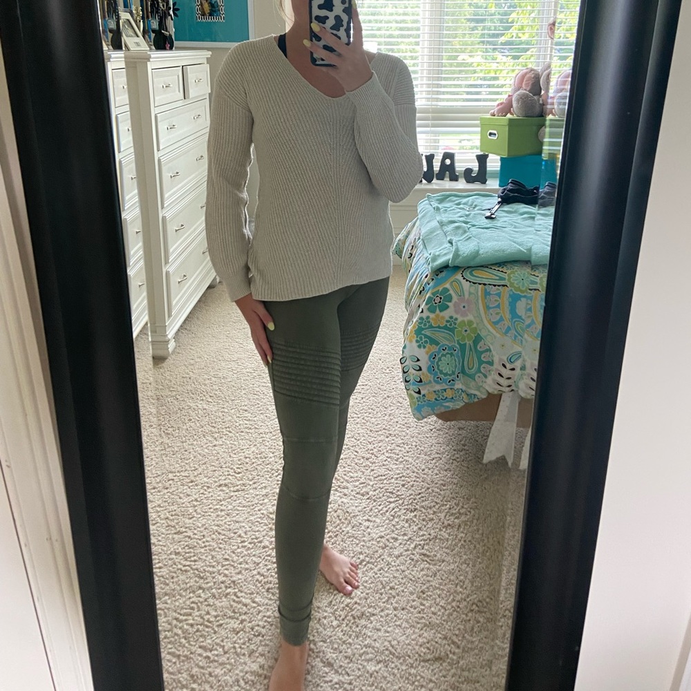 Nordstrom Army Green Legging Pants